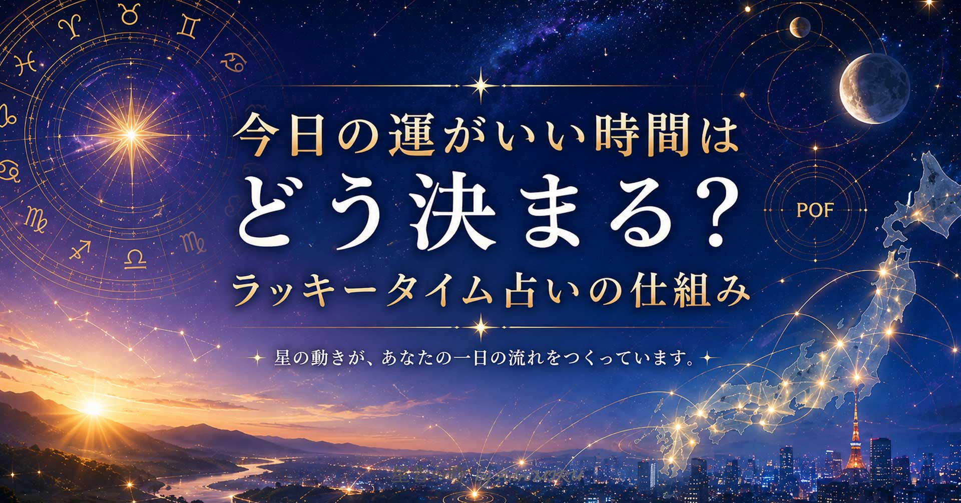 ラッキータイムと時間帯別の運気の流れ